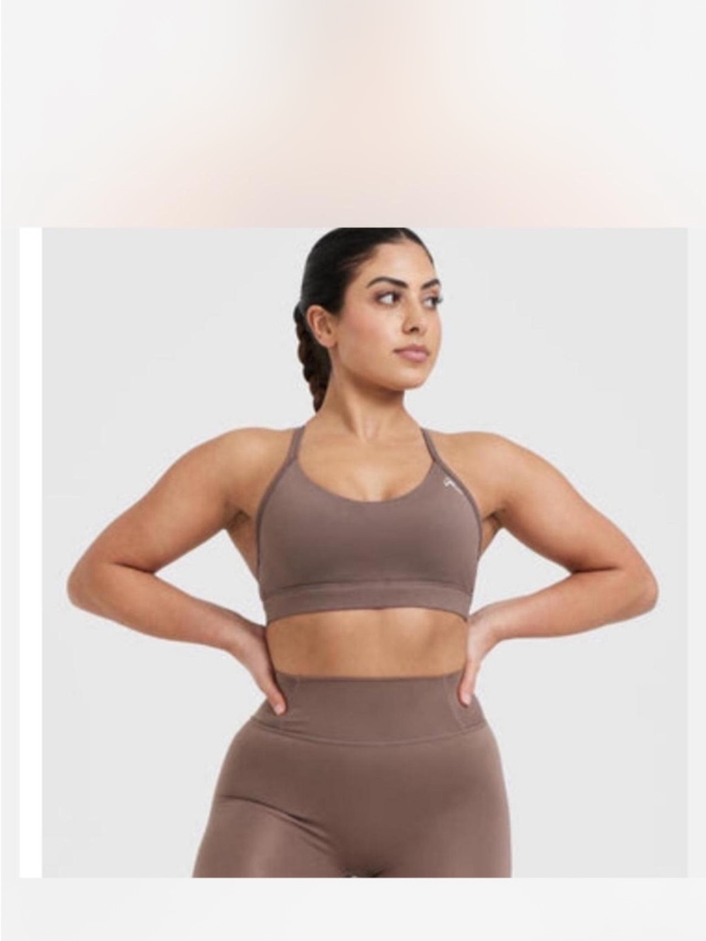 NWT Oner active everyday bra cool brown medium